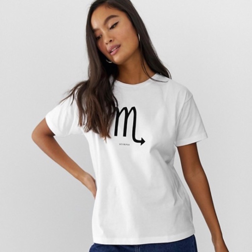 Scorpios sign T-shirt.